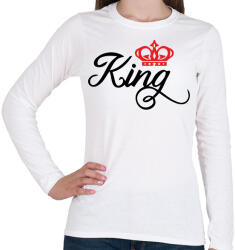 printfashion King - Női hosszú ujjú póló - Fehér (2188619)