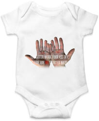 printfashion HARD WORK - Baba Body - Fehér (13751363)