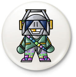 printfashion Dj Yonder - Fortnite - Kitűző, hűtőmágnes - Fehér (3996534)