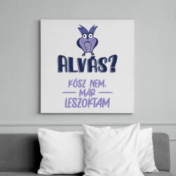 printfashion Kösz nem, már leszoktam - Vászonkép - Fehér (7543750)