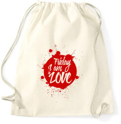 printfashion Péntek - Sportzsák, Tornazsák - Natúr (8566)