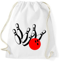 printfashion Bowling - Sportzsák, Tornazsák - Fehér (12019238)