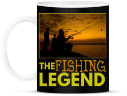 printfashion the fishing legend - Bögre - Fekete (13841231)