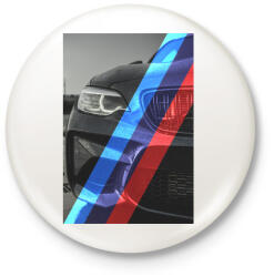 printfashion BMW M - Kitűző, hűtőmágnes - Fehér (3058533)