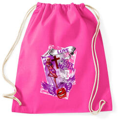 printfashion LOVE - Sportzsák, Tornazsák - Fukszia (303408)