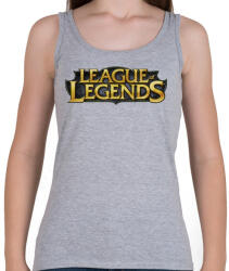 printfashion League of Legends - Női atléta - Sport szürke (408078)