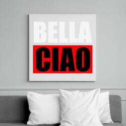 printfashion Bella ciao - Vászonkép - Fehér (6638070)