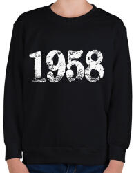 printfashion 1658 - Gyerek pulóver - Fekete (6189979)