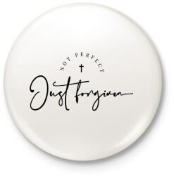 printfashion Megbocsátás - Kitűző, hűtőmágnes - Fehér (13207874)