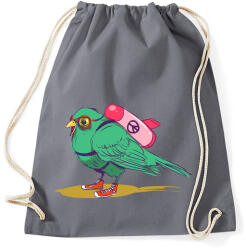 printfashion Bombázó - Sportzsák, Tornazsák - Grafitszürke (295235)