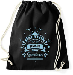 printfashion Igazi nagy szerelem - Sportzsák, Tornazsák - Fekete (7346700)