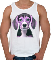 printfashion beagle - Férfi atléta - Fehér (14042143)