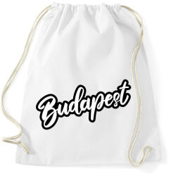 printfashion Budapest felirat póló - Sportzsák, Tornazsák - Fehér (9233888)