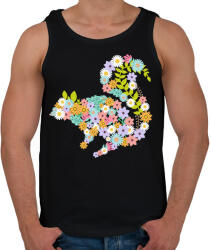 printfashion Mókus virág - Férfi atléta - Fekete (1556663)