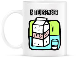 printfashion A TEJESEMBER1 - Bögre - Fehér (1685204)