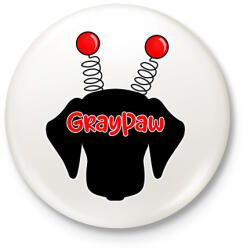 printfashion Piros bolondos méhecsketacskó - Kitűző, hűtőmágnes - Fehér (13432737)