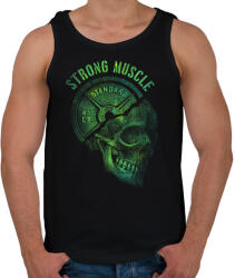 printfashion Strong Muscle - Férfi atléta - Fekete (5345111)