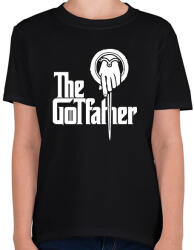 printfashion The GOTfather - Gyerek póló - Fekete (1500391)