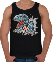 printfashion T-rex - Férfi atléta - Fekete (15667670)