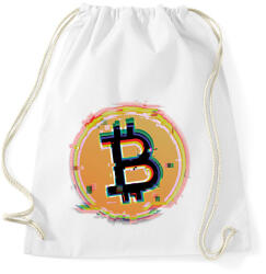 printfashion Kriptovaluta - Sportzsák, Tornazsák - Fehér (14738029)