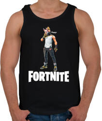 printfashion Fortnite #4 - Férfi atléta - Fekete (1116354)