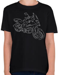 printfashion honda vfr3 - Gyerek póló - Fekete (2908021)