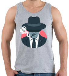 printfashion Maffia vezér - Férfi atléta - Sport szürke (4993211)