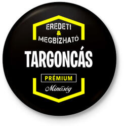 printfashion Targoncás prémium minőség - Kitűző, hűtőmágnes - Fekete (3097000)
