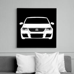 printfashion PASSAT - Vászonkép - Fekete (6644914)