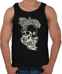 printfashion Highway to Hell - Férfi atléta - Fekete (1577028)