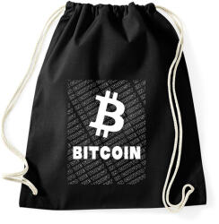 printfashion Bitcoin Trader - Sportzsák, Tornazsák - Fekete (5074900)