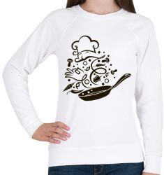 printfashion Szakács - Női pulóver - Fehér (13788601)