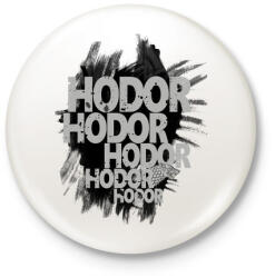 printfashion HODOR - Kitűző, hűtőmágnes - Fehér (3077486)