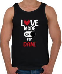 printfashion Love mode - Névvel (fehér) - Férfi atléta - Fekete (11644497)