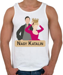 printfashion Nagy Katalin - A kezdetek - Férfi atléta - Fehér (6573272)