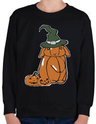 printfashion sütőtök nyuszi - Gyerek pulóver - Fekete (14536985)