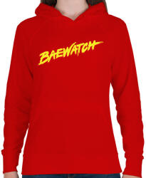printfashion BAEwatch - Női kapucnis pulóver - Piros (289180)