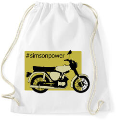 printfashion simson - Sportzsák, Tornazsák - Fehér (2925700)