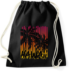 printfashion Hawaii - Sportzsák, Tornazsák - Fekete (5080048)