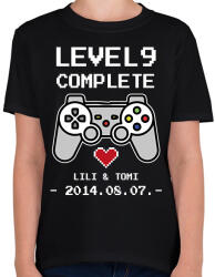 printfashion Gamer évforduló - fehér - Gyerek póló - Fekete (13525060)