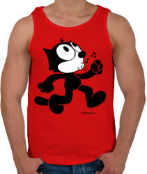 printfashion Füttyös Félix - Férfi atléta - Piros (2533655)