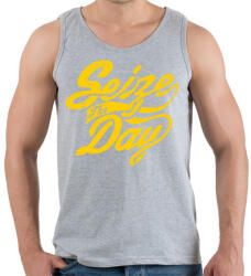 printfashion Élj a mának - Férfi atléta - Sport szürke (196222)