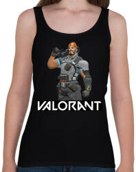 printfashion Valorant Brimstone - Női atléta - Fekete (2526648)