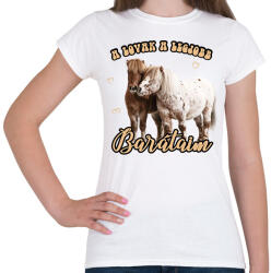 printfashion Legjobb barátaim - Női póló - Fehér (7491338)
