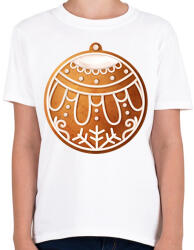printfashion Mézeskalács gömb - Gyerek póló - Fehér (11222345)