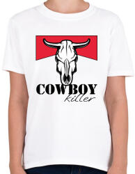 printfashion Cowboy killer - Gyerek póló - Fehér (7506552)