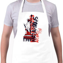 printfashion Szabadság-szobor - Kötény - Fehér (4915462)