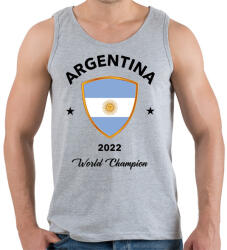 printfashion ARGENTINA WORLD CHAMPION - Férfi atléta - Sport szürke (11534613)