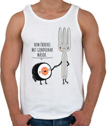 printfashion Felvállalós sushi - Férfi atléta - Fehér (1245078)