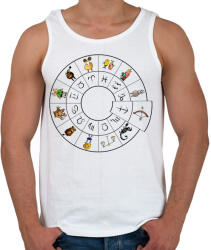 printfashion Nyilas - Férfi atléta - Fehér (868728)